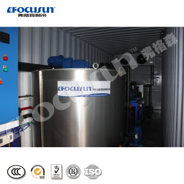 Containerized 15 tons fresh water flake icemaking machine with high quality in cheap price